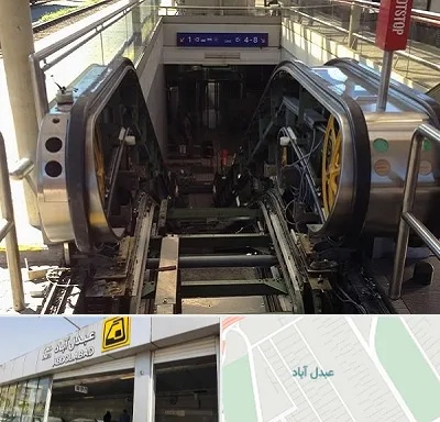 قطعات پله برقی در عبدل آباد