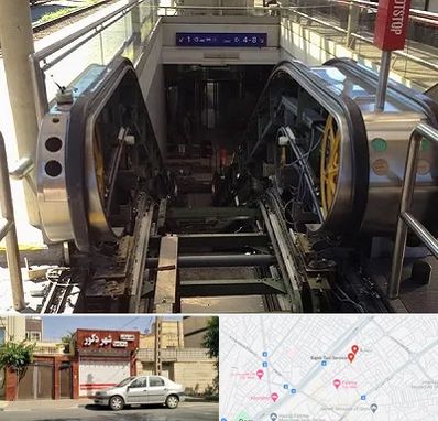 قطعات پله برقی در باجک قم