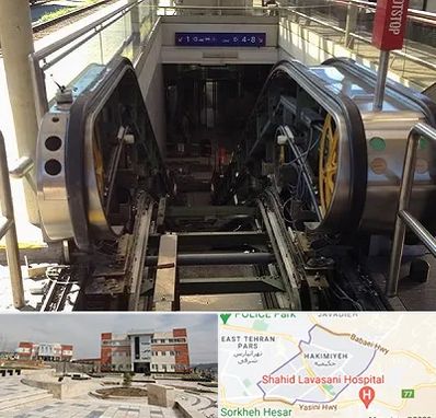 قطعات پله برقی در حکیمیه