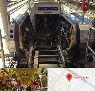 قطعات پله برقی در بازار وکیل شیراز