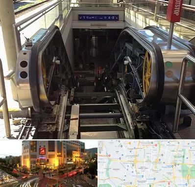 قطعات پله برقی در جنت آباد تهران 