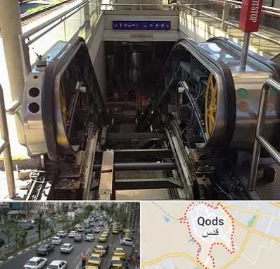 قطعات پله برقی در شهر قدس