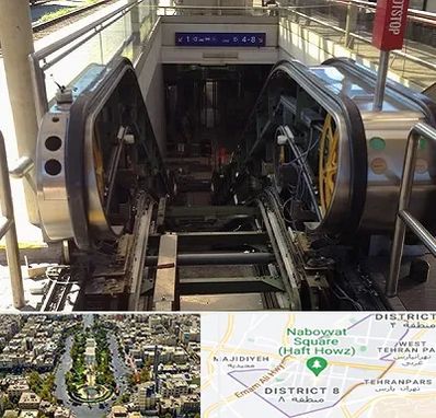 قطعات پله برقی در نارمک