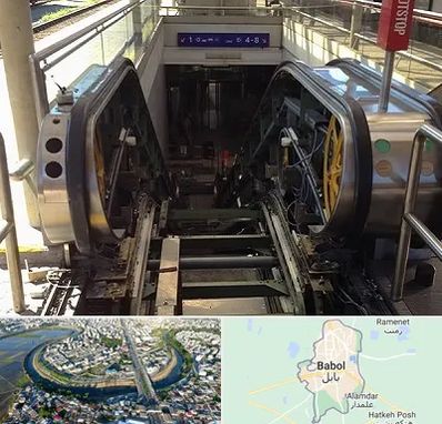 قطعات پله برقی در بابل