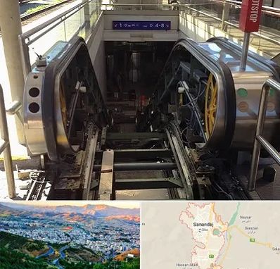 قطعات پله برقی در سنندج