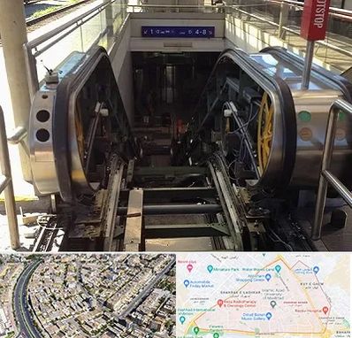 قطعات پله برقی در شهرک غرب مشهد