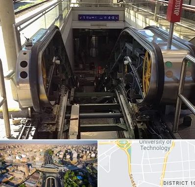 قطعات پله برقی در استاد معین 