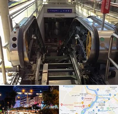 قطعات پله برقی در کیانپارس اهواز