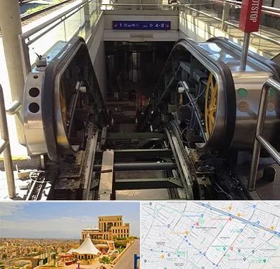 قطعات پله برقی در هاشمیه مشهد