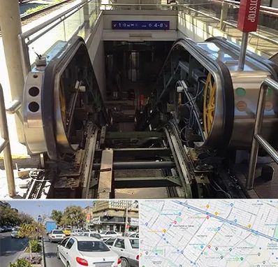 قطعات پله برقی در مفتح مشهد