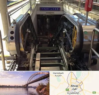 قطعات پله برقی در اهواز