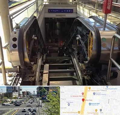 قطعات پله برقی در ستاری