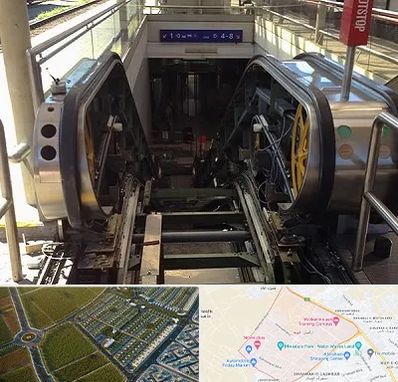 قطعات پله برقی در الهیه مشهد