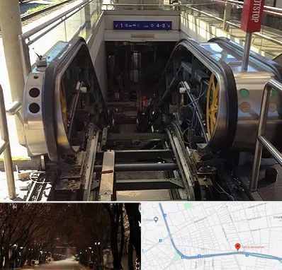 قطعات پله برقی در ابوریحان تبریز