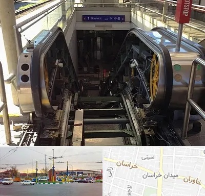 قطعات پله برقی در میدان خراسان