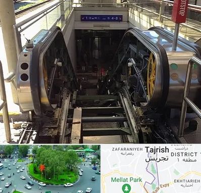 قطعات پله برقی در تجریش 