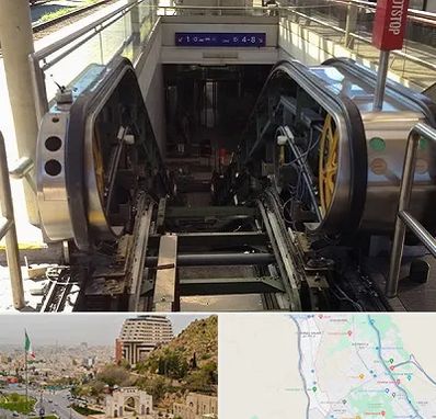 قطعات پله برقی در فرهنگ شهر شیراز