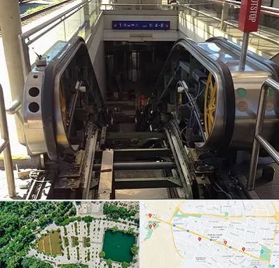 قطعات پله برقی در وکیل آباد مشهد