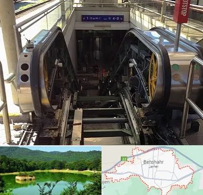 قطعات پله برقی در بهشهر