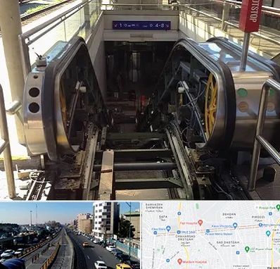 قطعات پله برقی در پیروزی