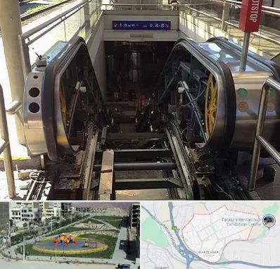 قطعات پله برقی در مرزداران تبریز