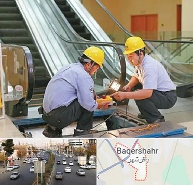 نصاب پله برقی در باقرشهر