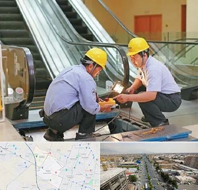 نصاب پله برقی در حصارک کرج