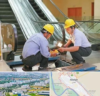 نصاب پله برقی در آبادان