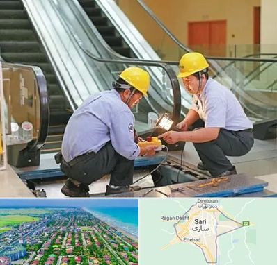 نصاب پله برقی در ساری