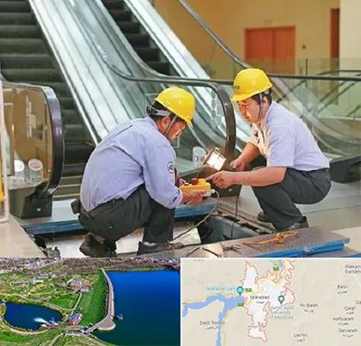 نصاب پله برقی در مهاباد