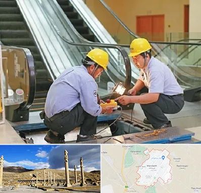 نصاب پله برقی در مرودشت