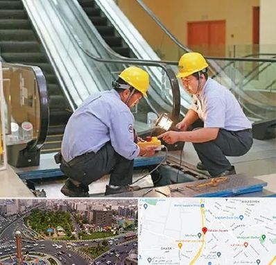 نصاب پله برقی در سبلان