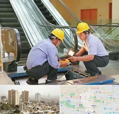 نصاب پله برقی در منطقه 5 تهران