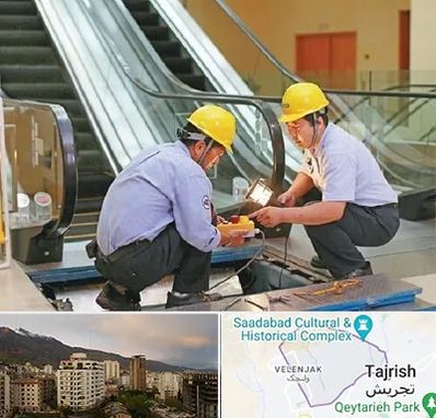 نصاب پله برقی در زعفرانیه