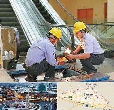 نصاب پله برقی در زنجان