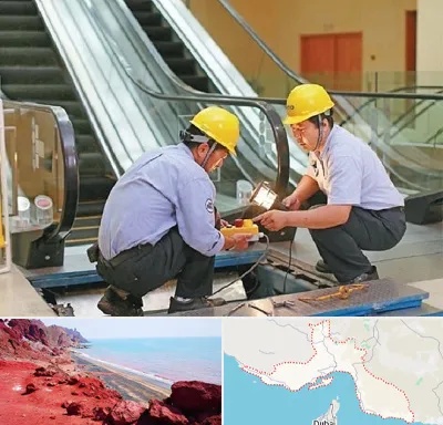 نصاب پله برقی در هرمزگان