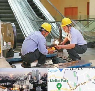 نصاب پله برقی در الهیه 