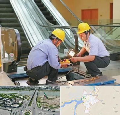 نصاب پله برقی در میاندوآب