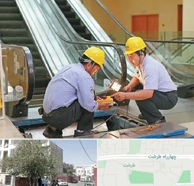 نصاب پله برقی در طرشت