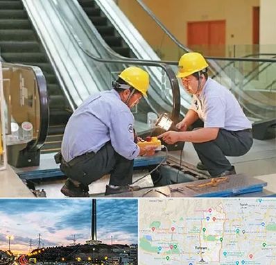 نصاب پله برقی در منطقه 2 تهران