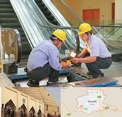 نصاب پله برقی در ساوه