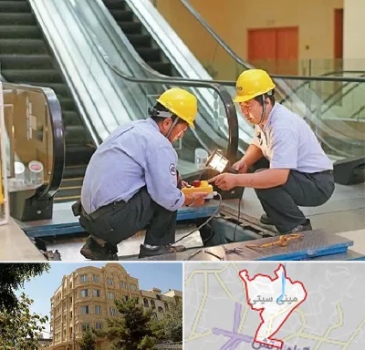 نصاب پله برقی در مینی سیتی