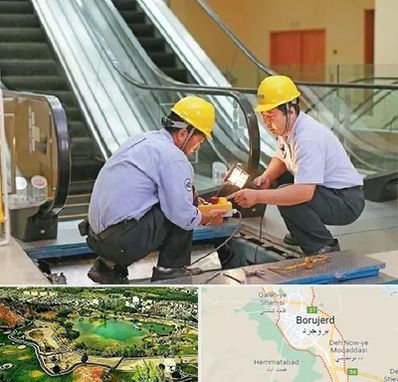 نصاب پله برقی در بروجرد