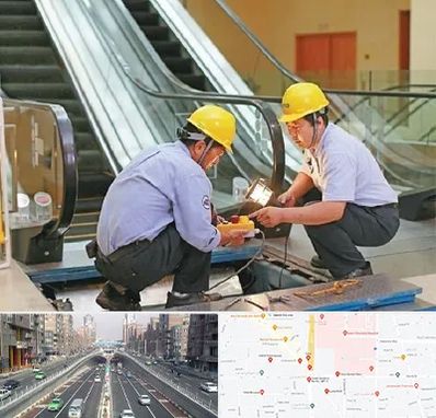 نصاب پله برقی در توحید