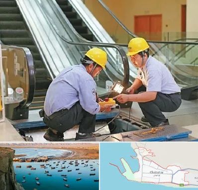 نصاب پله برقی در چابهار