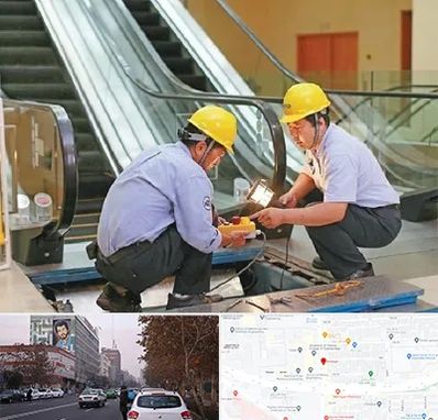 نصاب پله برقی در کارگر شمالی