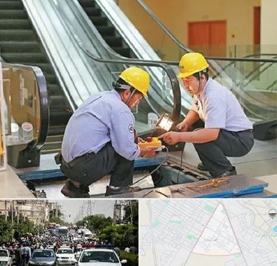 نصاب پله برقی در سیدی مشهد