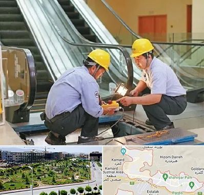 نصاب پله برقی در پردیس