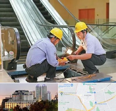 نصاب پله برقی در فرشته 