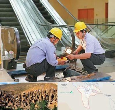 نصاب پله برقی در اسکو